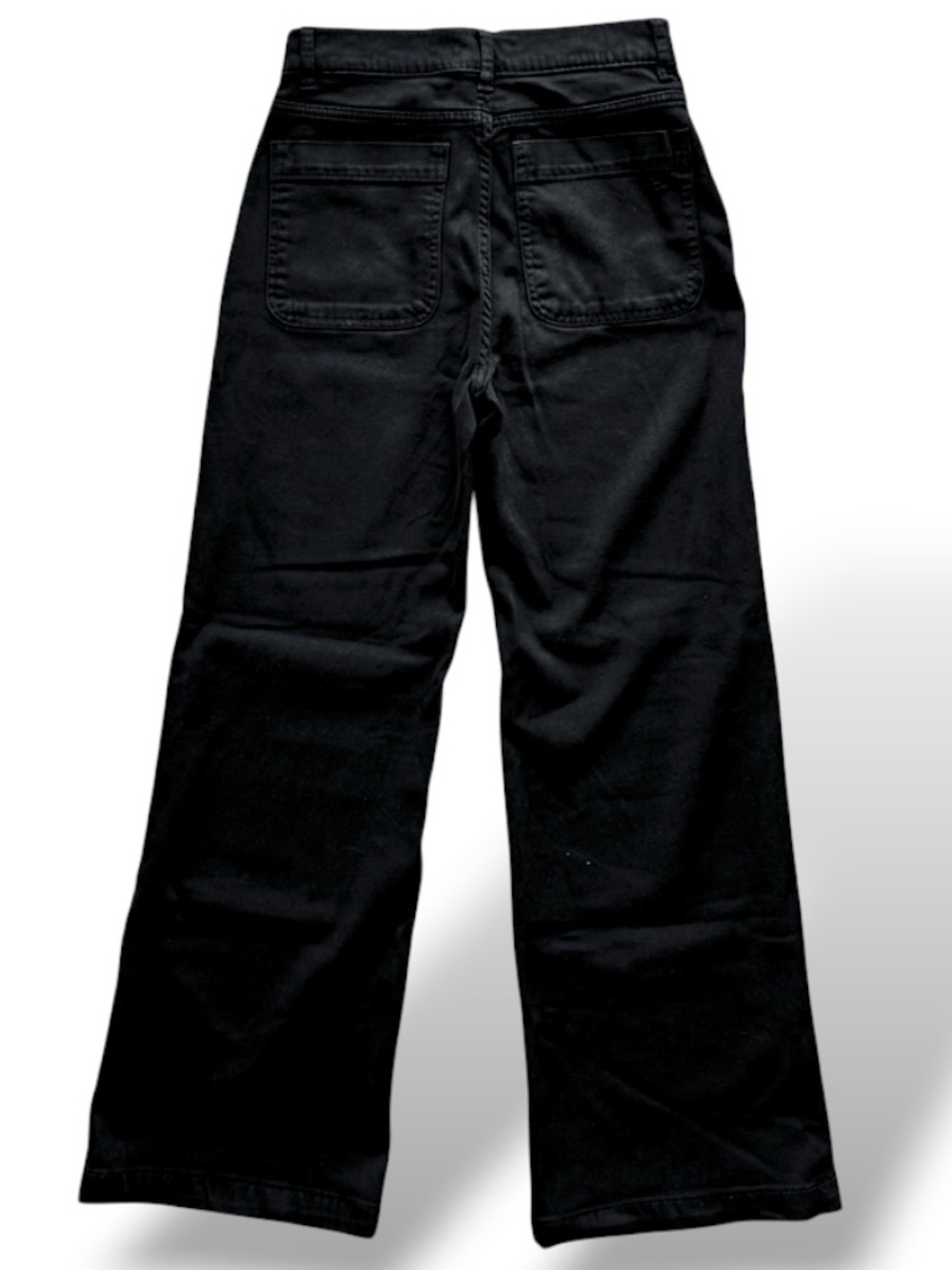 DL1961 HEPBURN Wide Leg High Rise Women's Jeans - Black - SIZE 26 - Picture 4 of 8